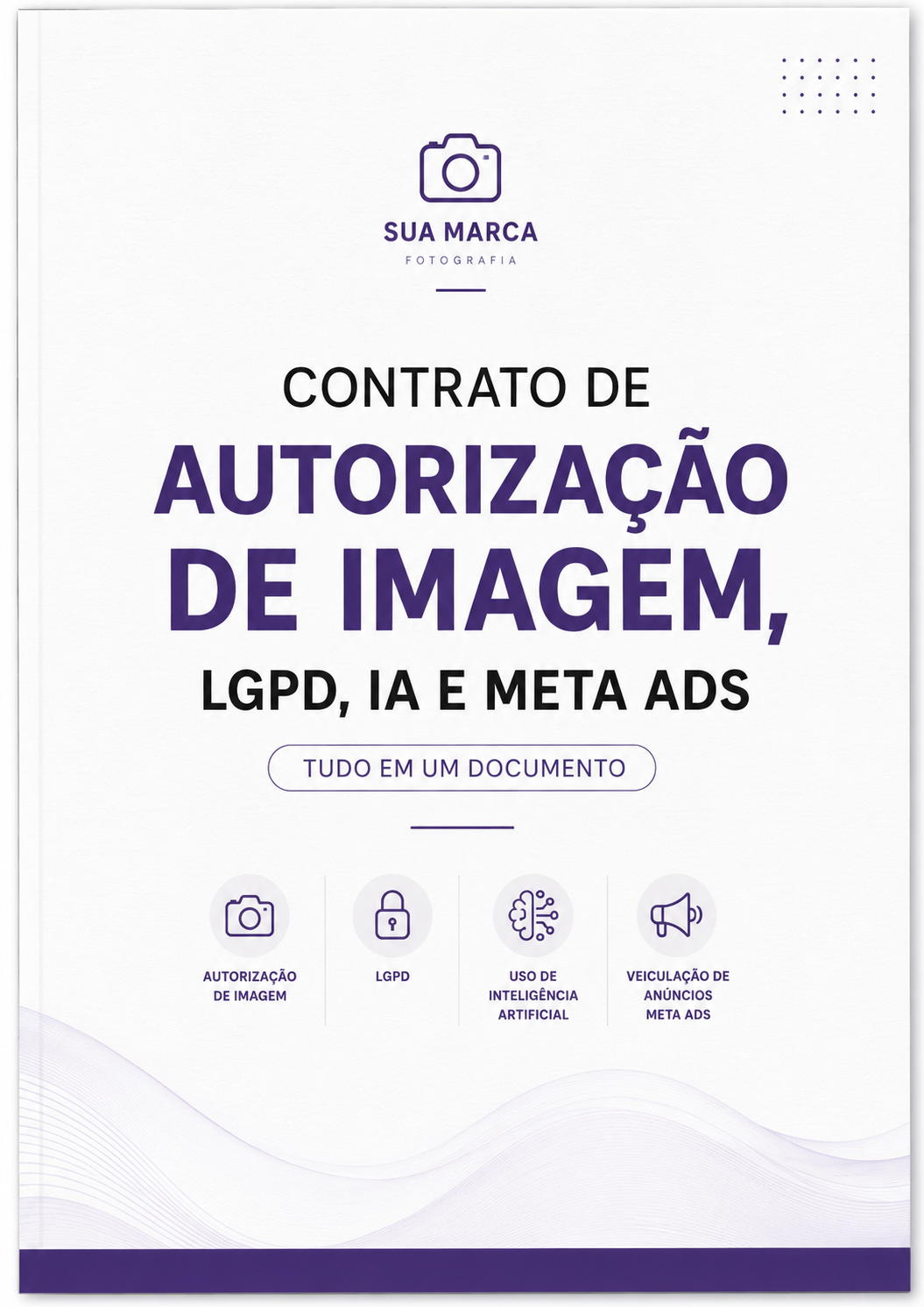 Capa do contrato completo e editável