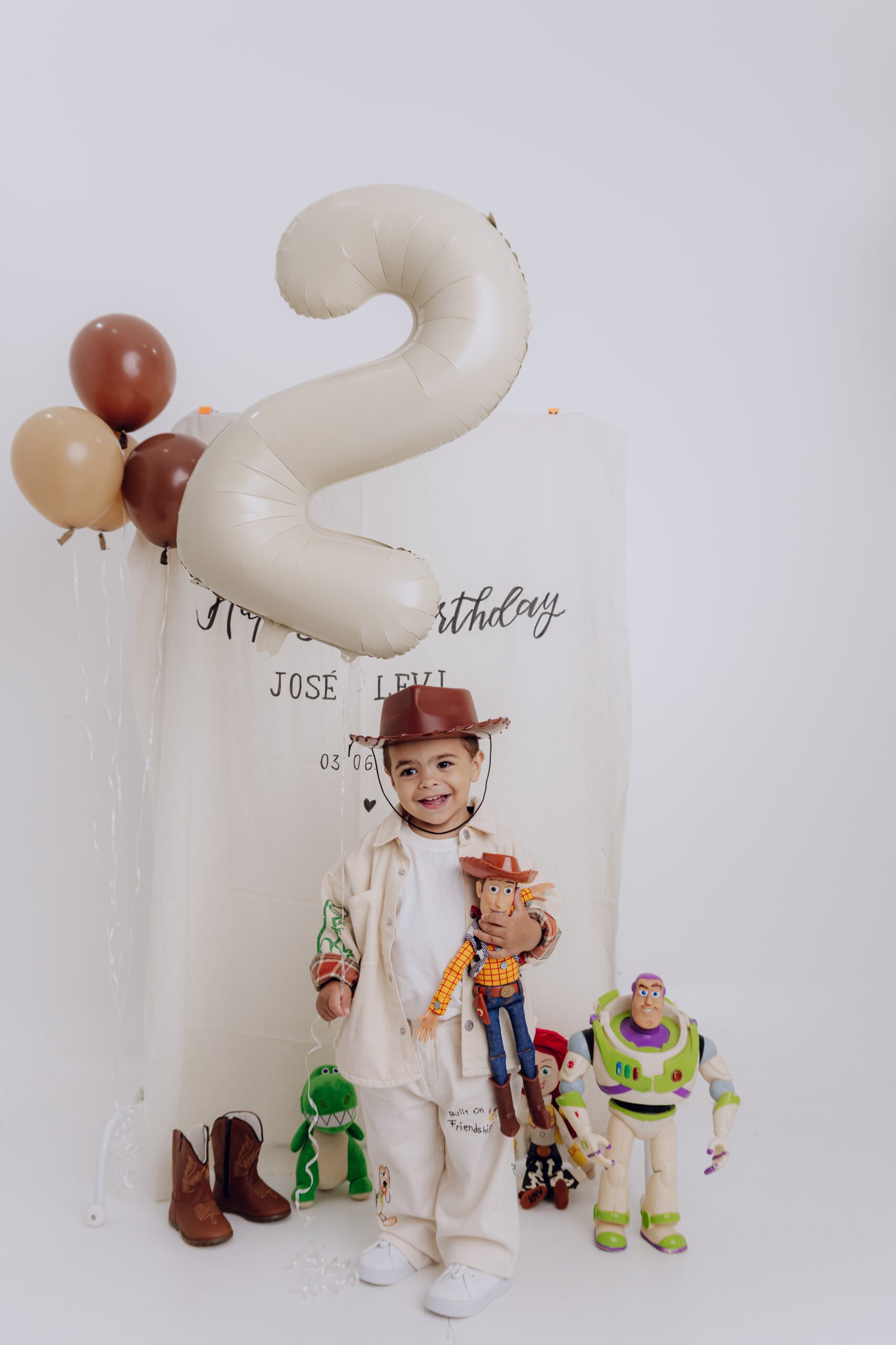 Ensaio infantil de aniversário