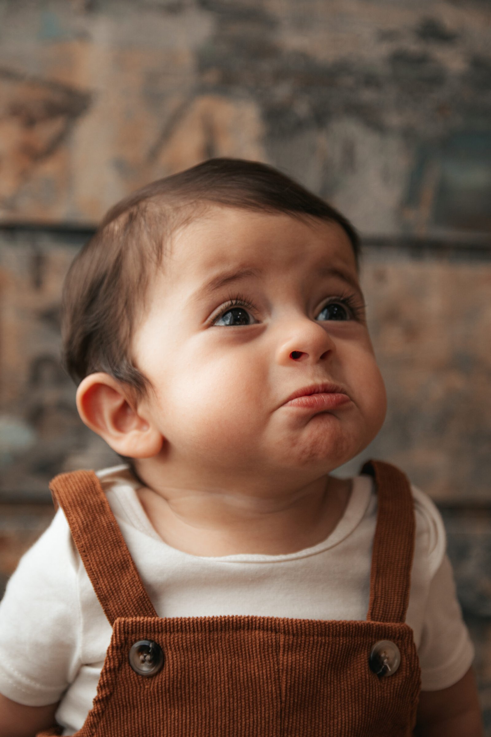Retrato de bebê em estúdio