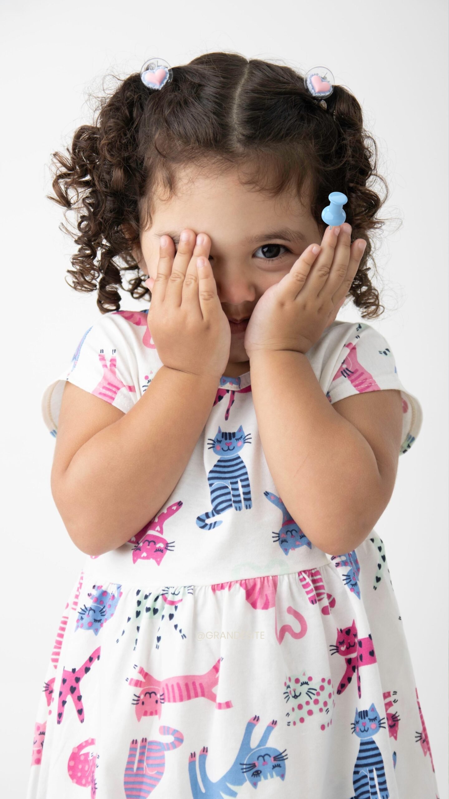 Retrato infantil delicado